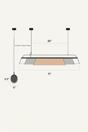 Rattan Hanging Lamp | Bamboo Hanging Lamp | Cane Hanging Lamp - LIZBETH - Image 4