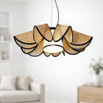 Rattan Hanging Lamp | Bamboo Hanging Lamp | Cane Hanging Lamp - NELSON by Luxury Rattan Handicrafts  - Image 1