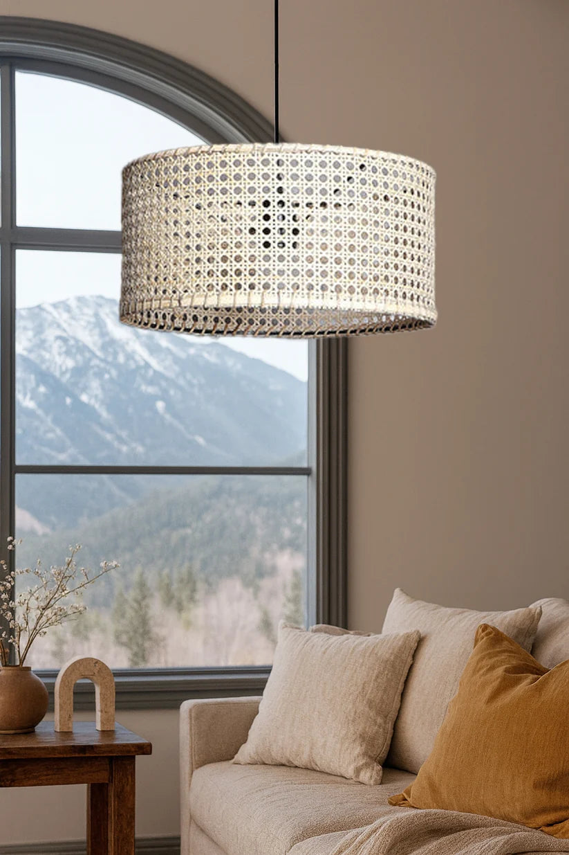 Cane Ceiling Light for Dining Room - Anat