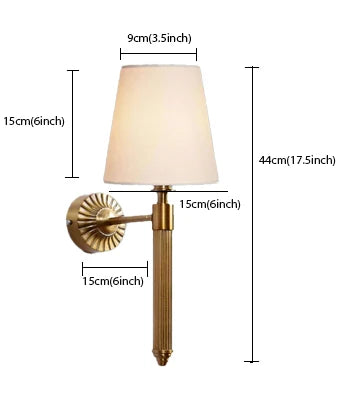 Fabric Wall Light for Bedroom | Contemporary Wall Sconce - Irya