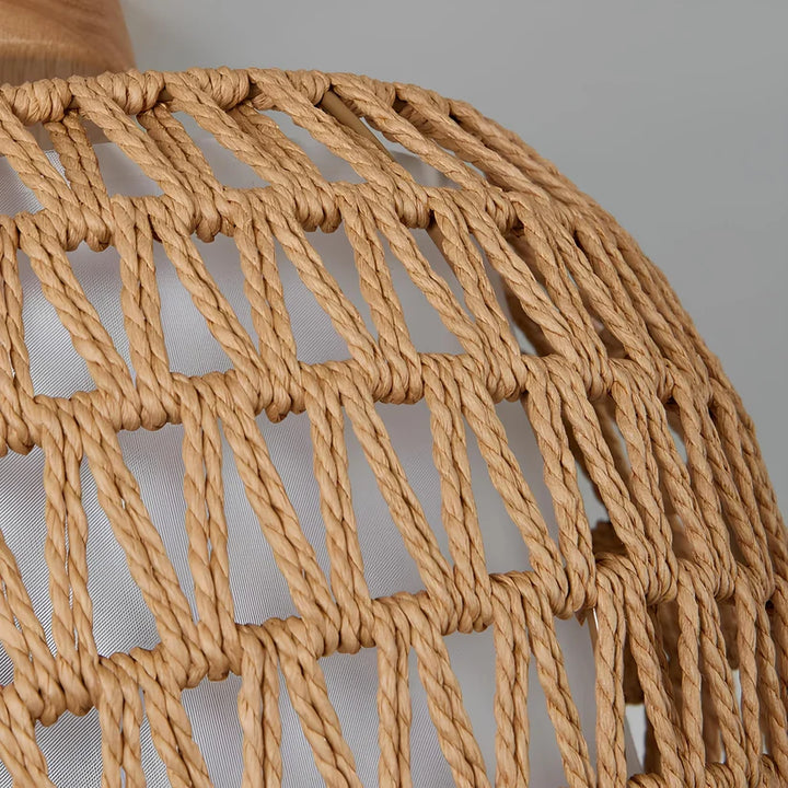 Jute Pendant Light for Living Room - Terado