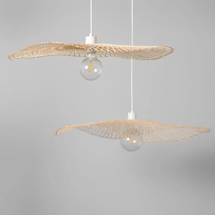 Wicker Hanging Light for Living Room - Cetabel