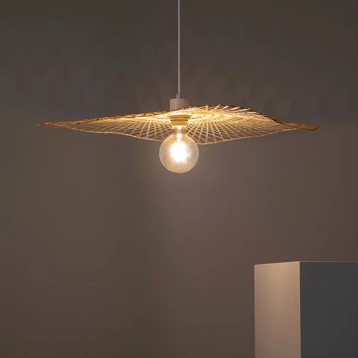 Wicker Hanging Light for Living Room - Cetabel