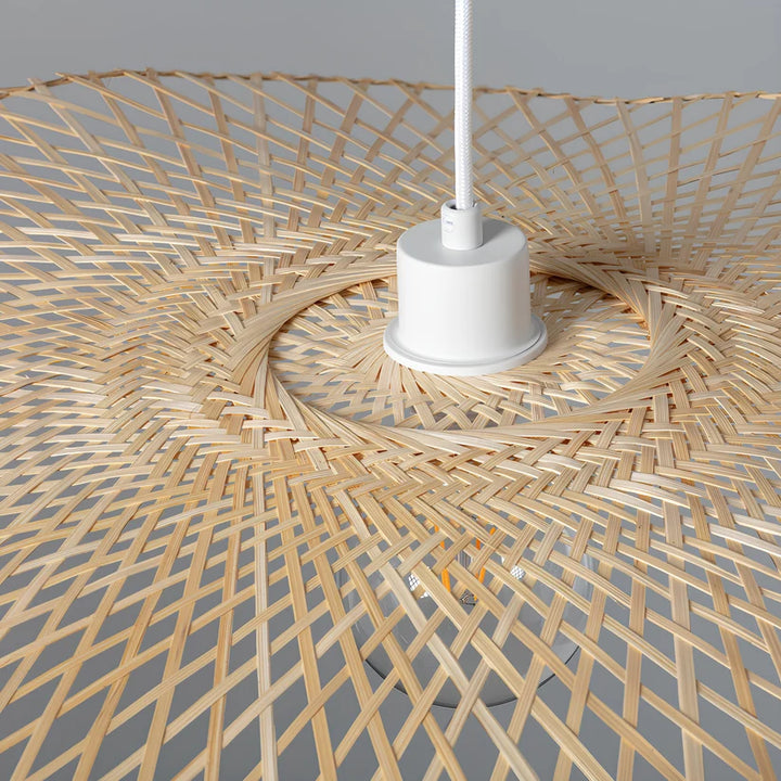 Wicker Hanging Light for Living Room - Cetabel