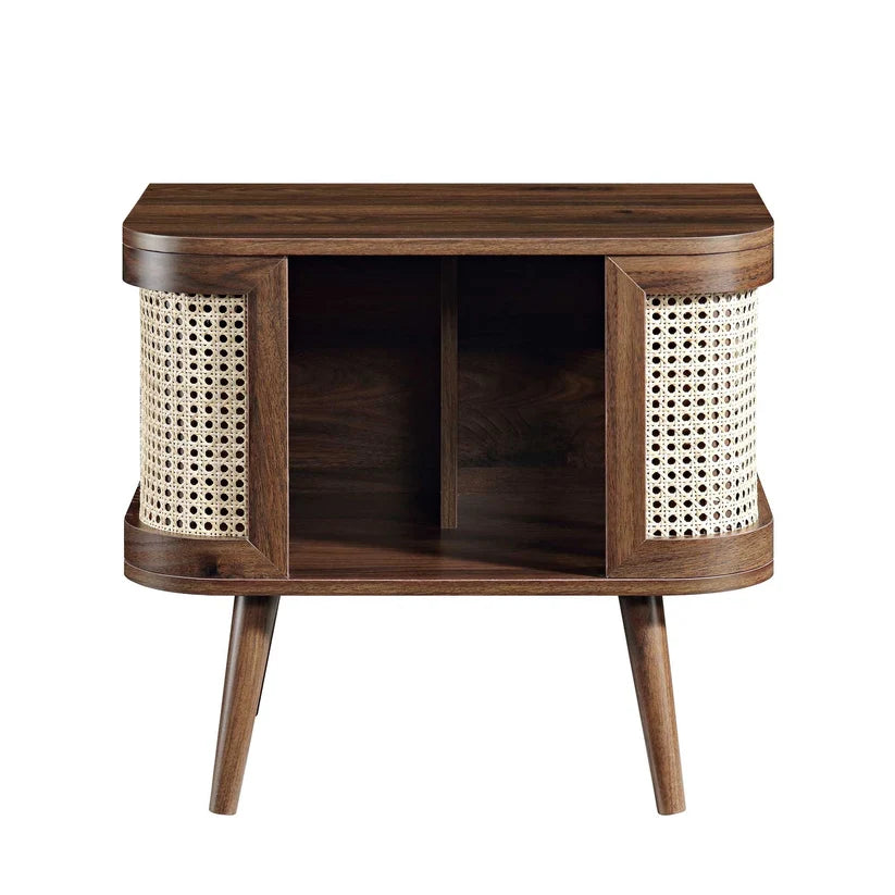 Mango Wood Bedside Table for Bedroom | Handcrafted Bedside Table - Firella