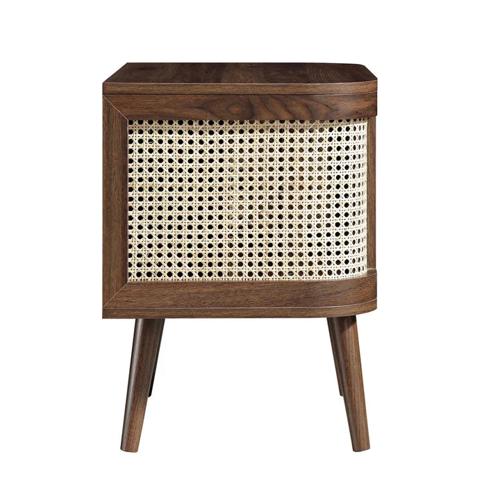 Mango Wood Bedside Table for Bedroom | Handcrafted Bedside Table - Firella