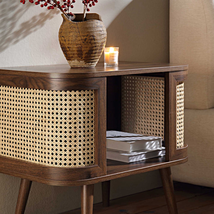 Mango Wooden Bedside Table - Firella