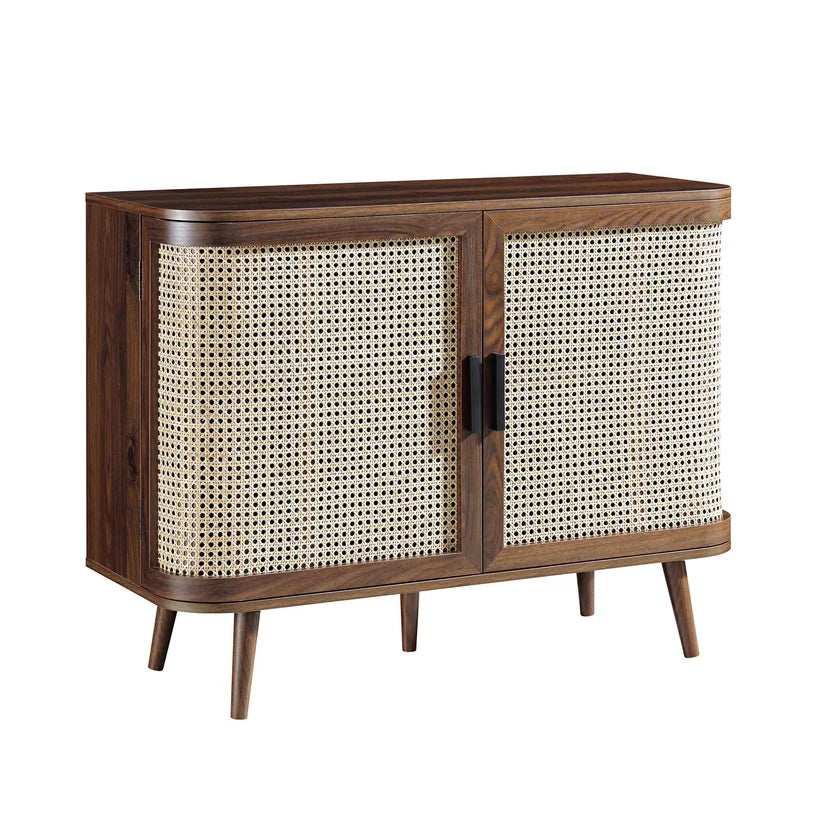 Mango Wood Sideboard for Dining Room | Handcrafted Sideboard - Sawyer
