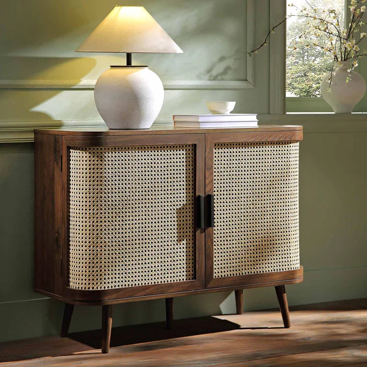 Mango Wood Sideboard for Dining Room | Handcrafted Sideboard - Sawyer