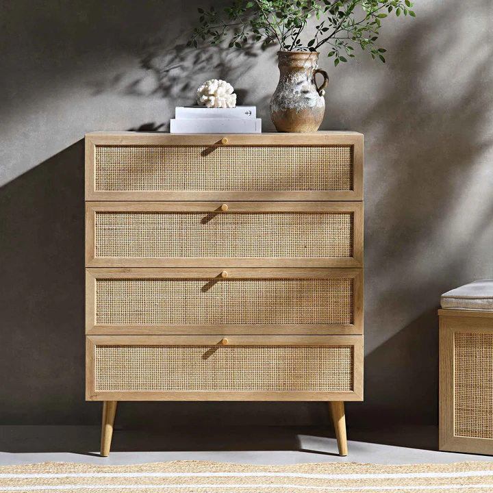Mango Wooden Tall Chest - Rissaa