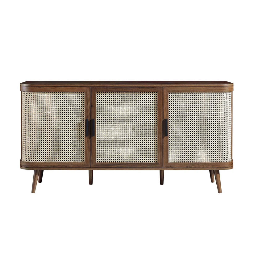 Mango Wood Sideboard for Dining Room | Handcrafted Sideboard - Pioraa