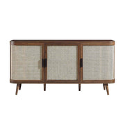 Mango Wood Sideboard for Dining Room | Handcrafted Sideboard - Pioraa