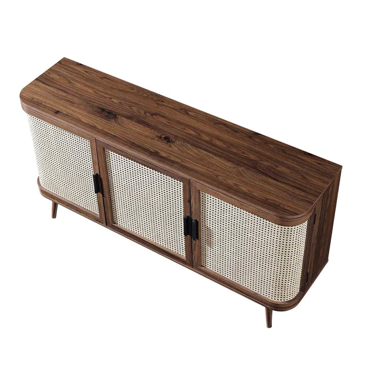 Mango Wood Sideboard for Dining Room | Handcrafted Sideboard - Pioraa