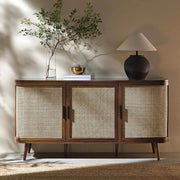 Mango Wood Sideboard for Dining Room | Handcrafted Sideboard - Pioraa