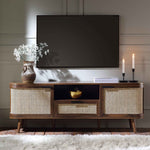 Rattan Modern Wooden Sideboard - Dwarka
