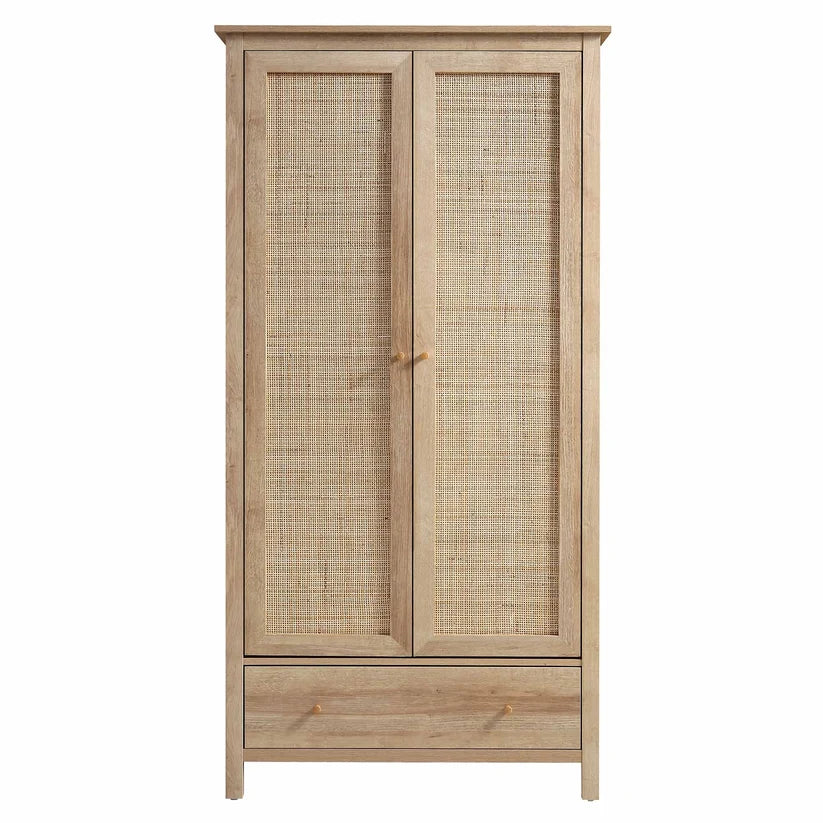 Mango Wood Wardrobe for Bedroom | Handcrafted Wardrobe - Elisa