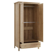 Mango Wood Wardrobe for Bedroom | Handcrafted Wardrobe - Elisa