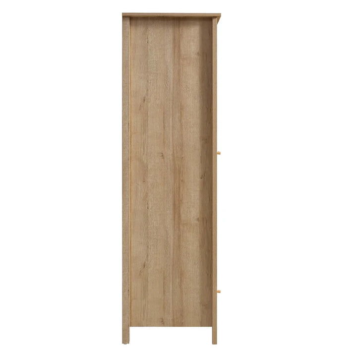 Mango Wood Wardrobe for Bedroom | Handcrafted Wardrobe - Elisa