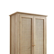 Mango Wood Wardrobe for Bedroom | Handcrafted Wardrobe - Elisa