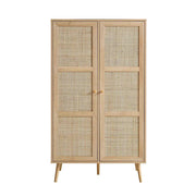 Rattan Wardrobe for Bedroom | Handcrafted Wardrobe - Saving Wardrobe