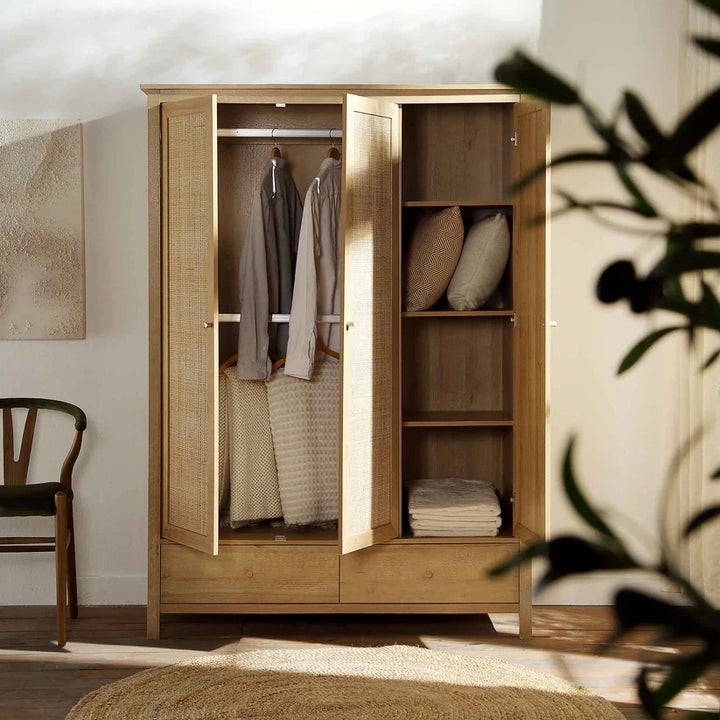 Mango Wood Wardrobe for Bedroom | Handcrafted Wardrobe - Bodhi