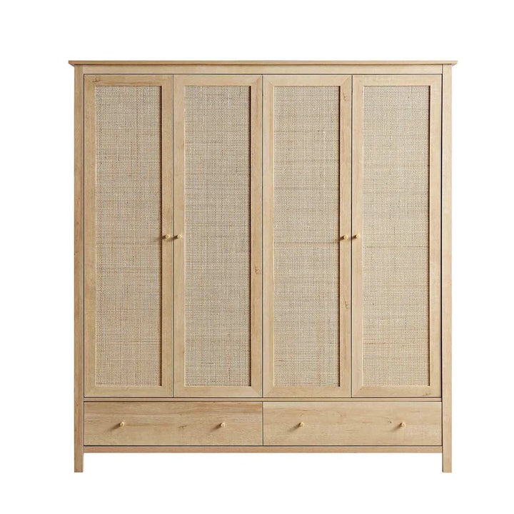 Mango Wood Wardrobe for Bedroom | Handcrafted Wardrobe - Ansel