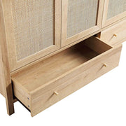 Mango Wood Wardrobe for Bedroom | Handcrafted Wardrobe - Ansel