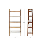 Mango Wood Wall Shelf for Living Room - Yale