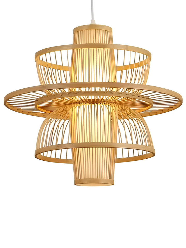 Wicker Pendant Light for Living Room - Sey