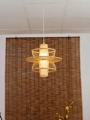Wicker Pendant Light for Living Room - Sey