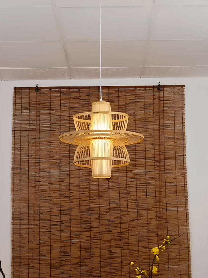 Wicker Pendant Light for Living Room - Sey