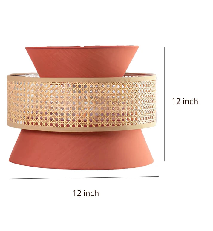 Rattan Hanging Light for Dining Room | Cane Pendant Lamp - Hana