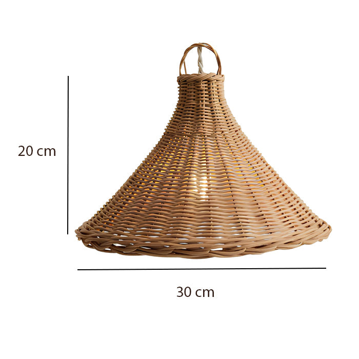 Bamboo Pendant Light for Living Room - Hanita by Luxury Rattan Handicrafts 