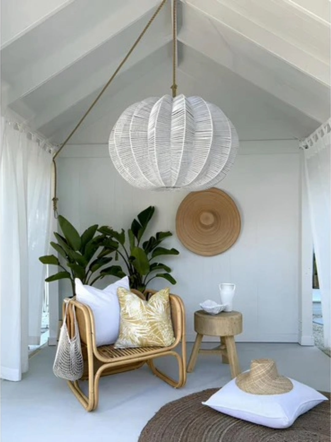 Bamboo Pendant Light for Living Room - Hem by Luxury Rattan Handicrafts 