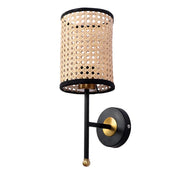 Rattan Wall Lamp for Living Room | Handmade Wall Light - Torrenfield