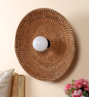 Rattan Wall Light for Kitchen | Cane Wall Sconce - Xerionfield