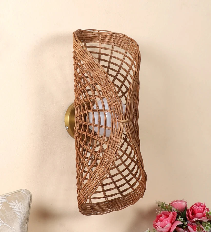 Wicker Wall Light for Living Room - Lilley