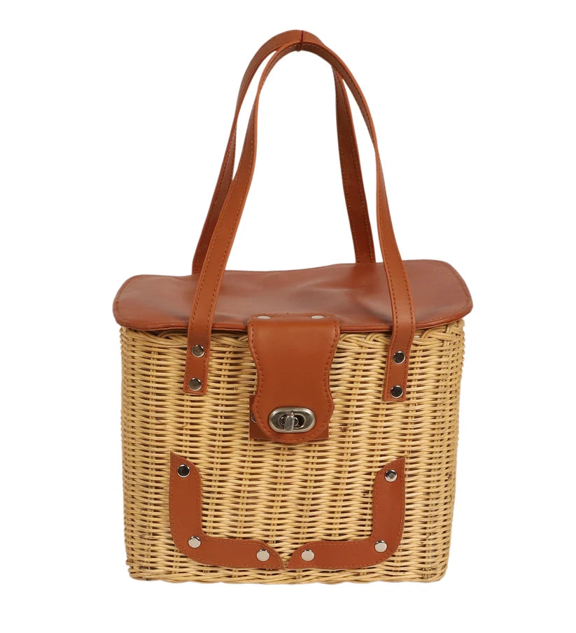 Mango Wood Storage Basket for Home - Perfect