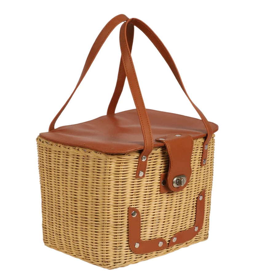 Mango Wood Storage Basket for Home - Perfect