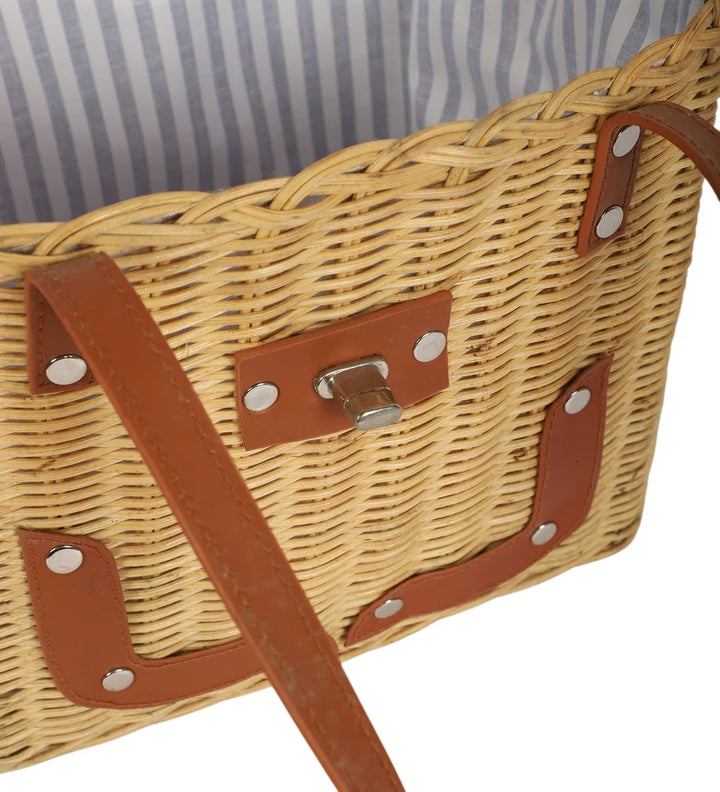 Mango Wood Storage Basket for Home - Perfect
