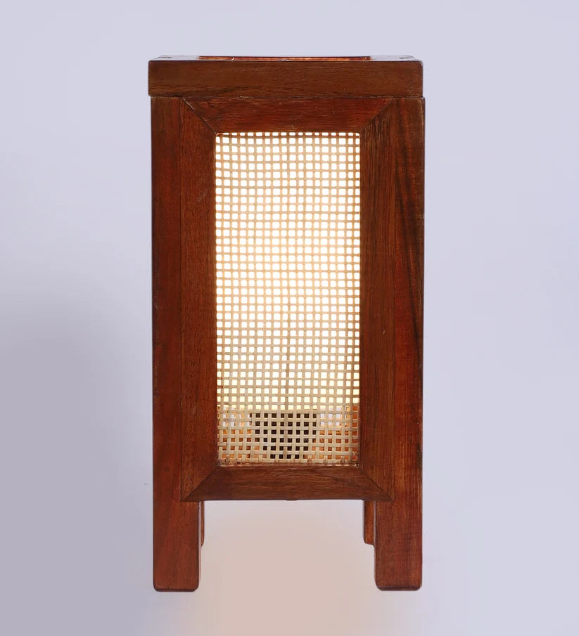 Bamboo Table Lamp for Living Room | Handmade Table Lamp - Leif