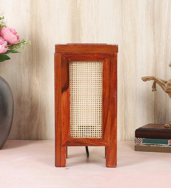 Bamboo Table Lamp for Living Room | Handmade Table Lamp - Leif