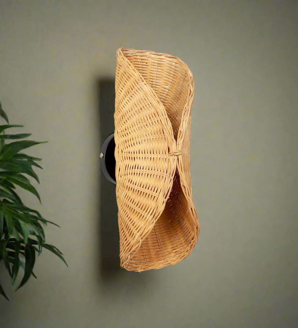 Wicker Wall Sconce - Lavanya