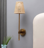 Rattan Wall Lamp for Living Room | Handmade Wall Lamp - Slavia