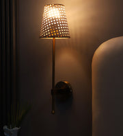 Rattan Wall Lamp for Living Room | Handmade Wall Lamp - Slavia