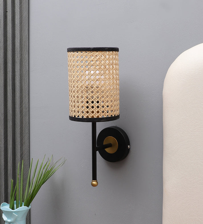 Rattan Wall Lamp for Living Room | Handmade Wall Light - Torrenfield