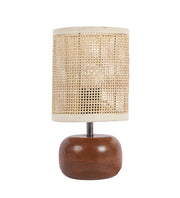 Rattan Table Lamp for Living Room | Handmade Table Lamp - Guinevere