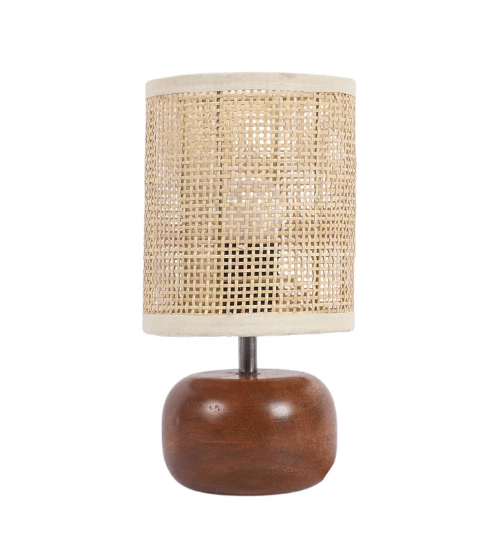 Rattan Table Lamp for Living Room | Handmade Table Lamp - Guinevere