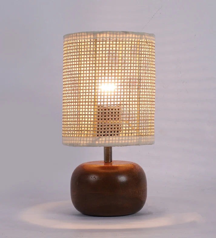 Rattan Table Lamp for Living Room | Handmade Table Lamp - Guinevere
