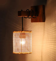 Rattan Wall Lamp for Living Room - Hazel